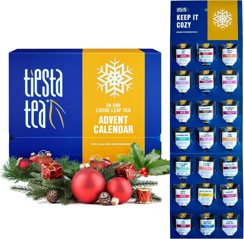 Tiesta Tea Advent Calendar 2024 - 24 Loose Leaf Blends - Image 1